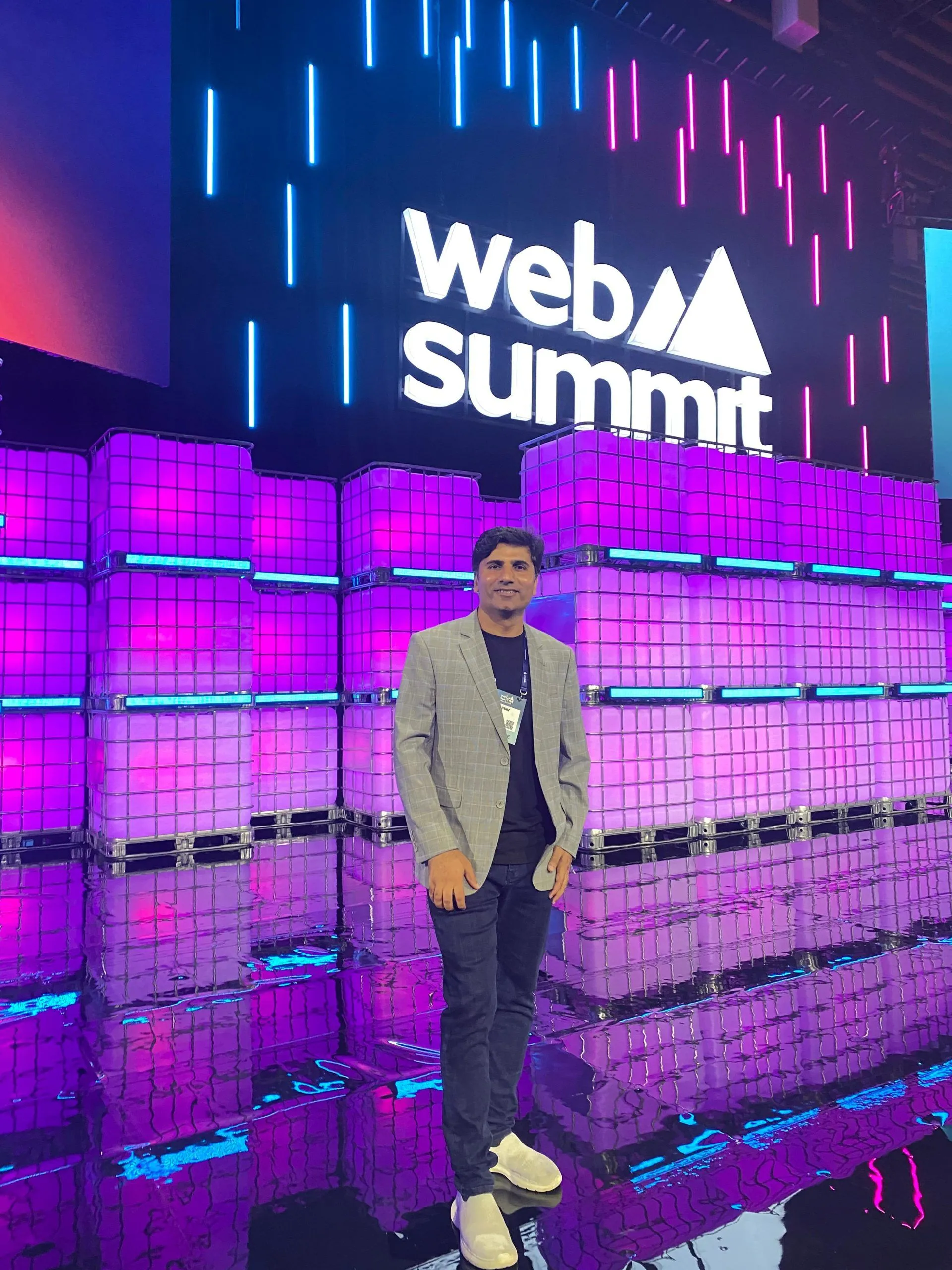 Vizz Web Solutions team at Web Summit 2025